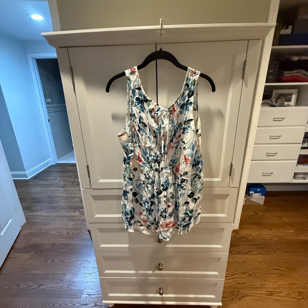 Sanctuary Clothing Women's Palma Floral White Blouse Size: Medium